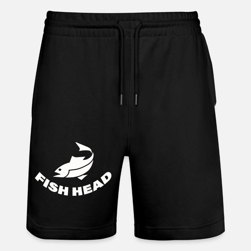 FISH HEAD - Stanley/Stella Unisex Bio Joggingshorts Trainer  - Schwarz