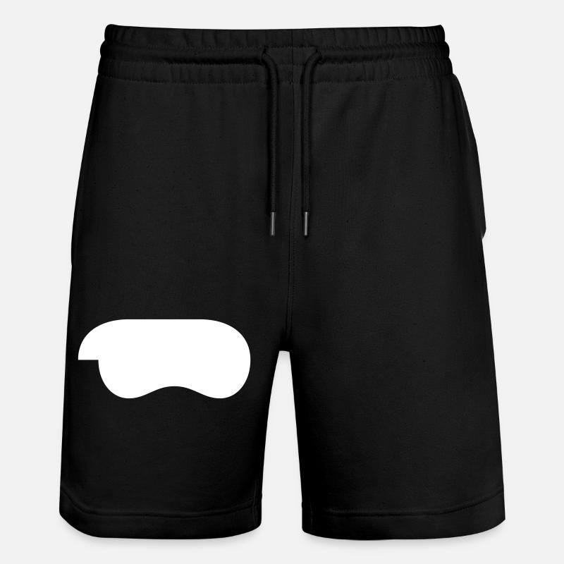 Contrôleur-Blanc - Short de jogging bio TRAINER Stanley/Stella unisexe - noir