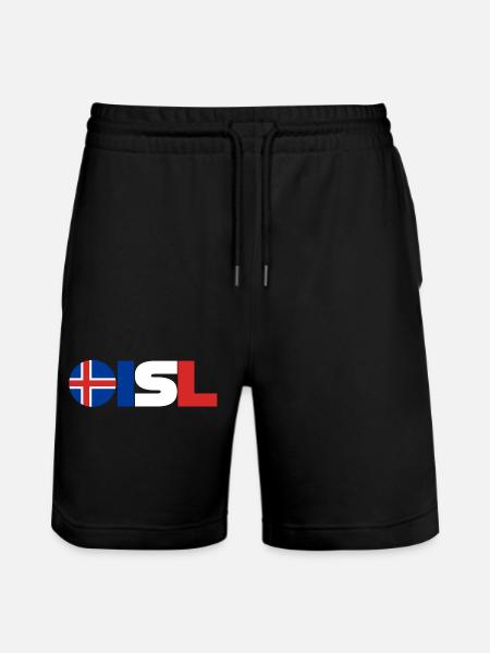Islande - Short de jogging bio TRAINER Stanley/Stella unisexe - noir