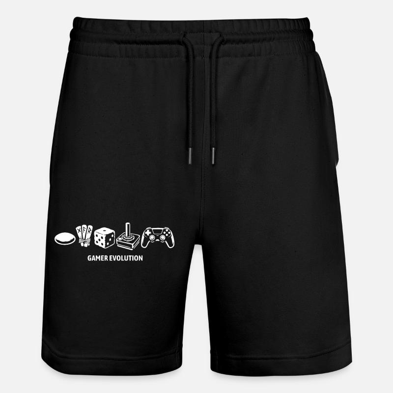 Controller Evolution | Gamer - Stanley/Stella Unisex Bio Joggingshorts Trainer  - Schwarz