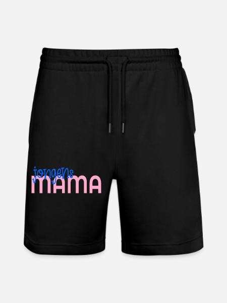 Jungs-Mama - Stanley/Stella Unisex Bio Joggingshorts Trainer  - Schwarz