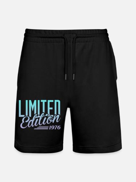 Millésime 1976 - Short de jogging bio TRAINER Stanley/Stella unisexe - noir