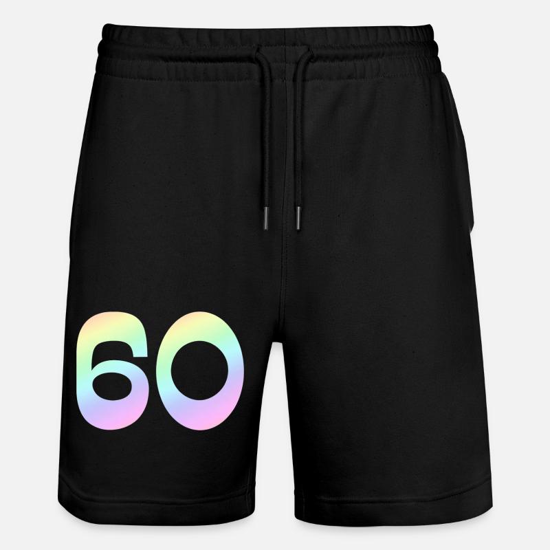 60, Dégradé, Pastel - Short de jogging bio TRAINER Stanley/Stella unisexe - noir