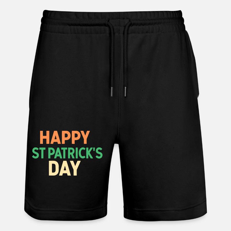 Joyeux Saint-Patrick - Short de jogging bio TRAINER Stanley/Stella unisexe - noir