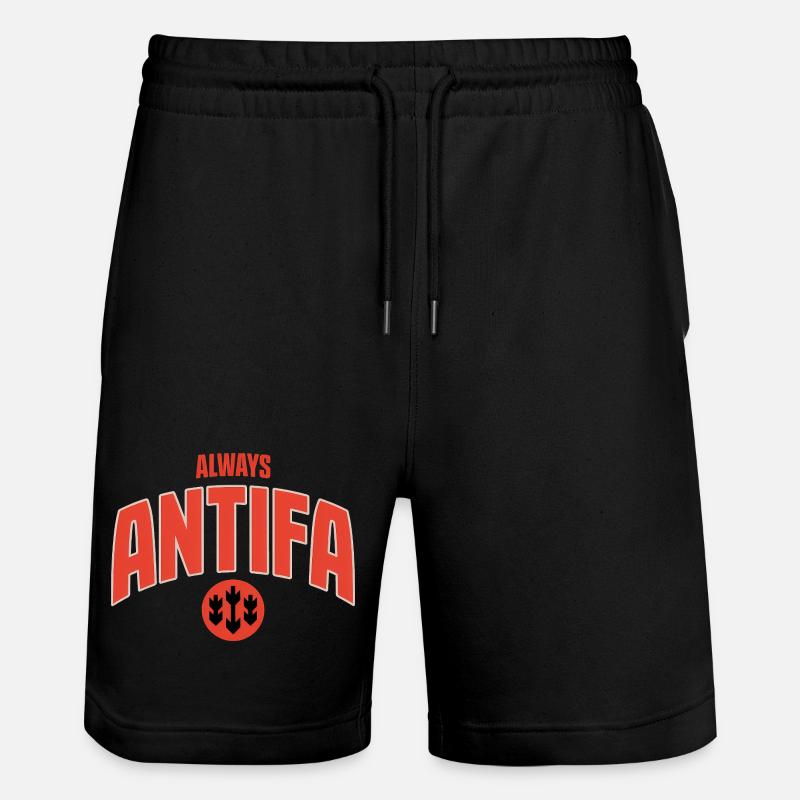 Always Antifa - T-shirt antifasciste - Short de jogging bio TRAINER Stanley/Stella unisexe - noir