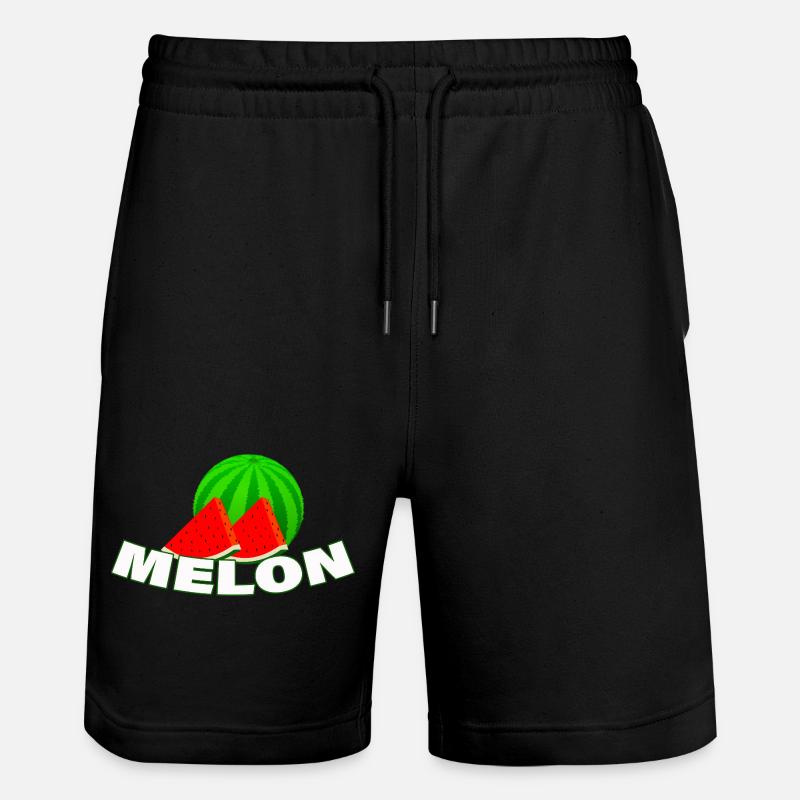 melon - Short de jogging bio TRAINER Stanley/Stella unisexe - noir