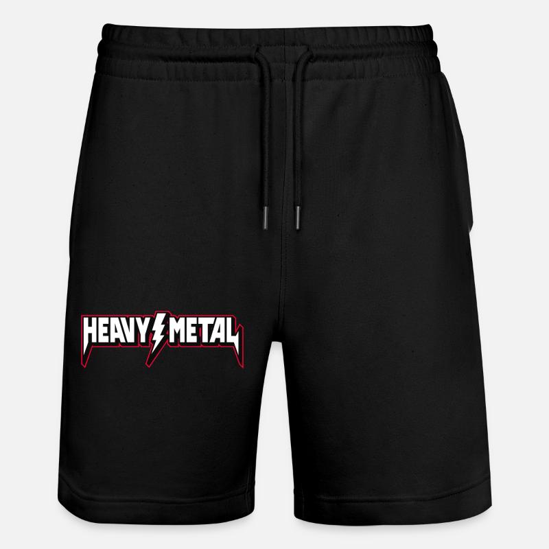 Heavy Metal 3D Logo - Short de jogging bio TRAINER Stanley/Stella unisexe - noir