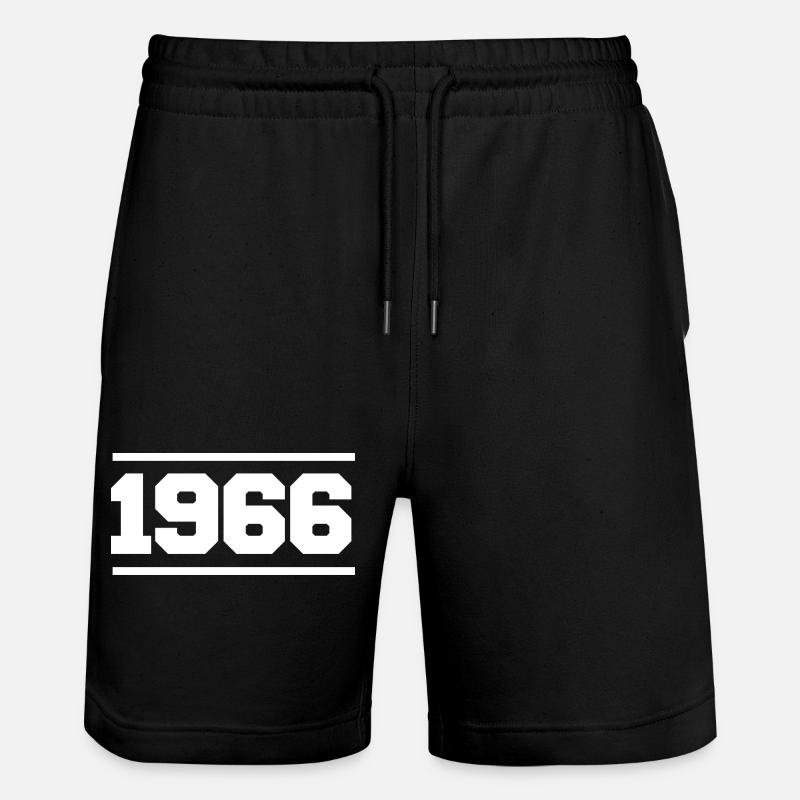 1966 Cadeau rétro 1966 - Short de jogging bio TRAINER Stanley/Stella unisexe - noir