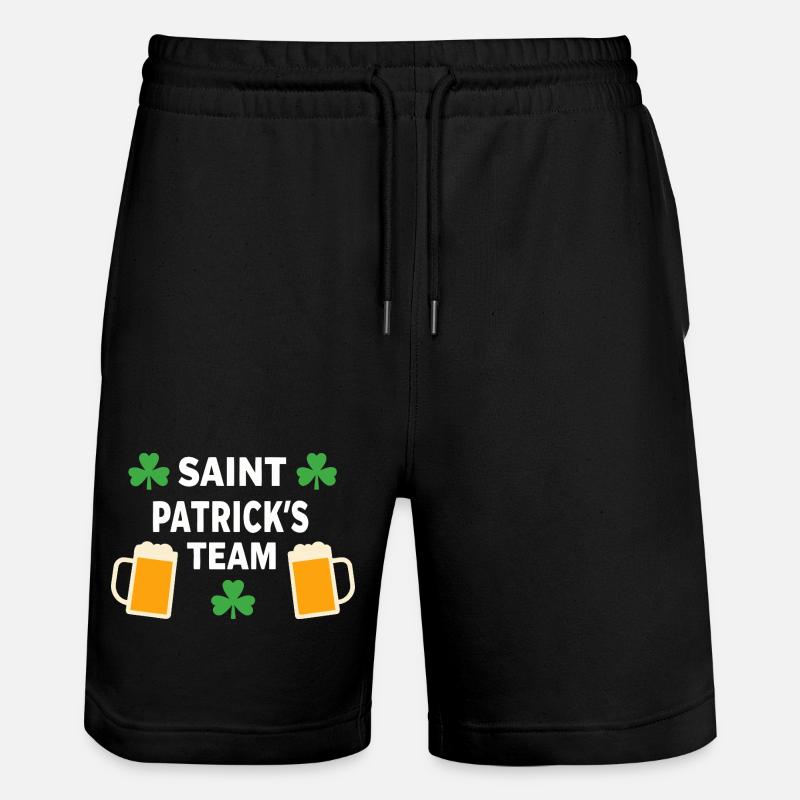 Équipe Saint-Patrick Festif - Short de jogging bio TRAINER Stanley/Stella unisexe - noir