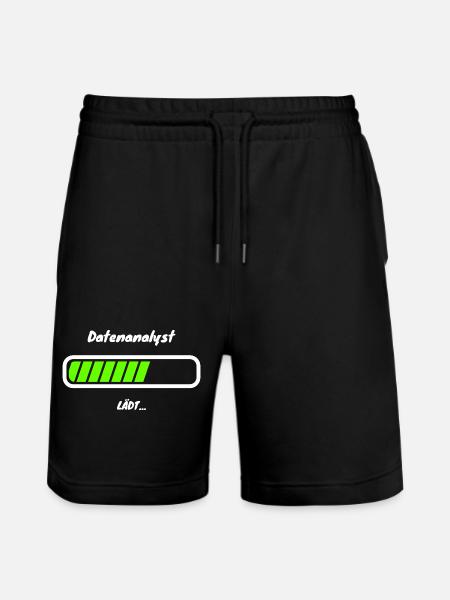 Datenanalyst Loading Data Analyst Statistik - Stanley/Stella Unisex Bio Joggingshorts Trainer  - Schwarz