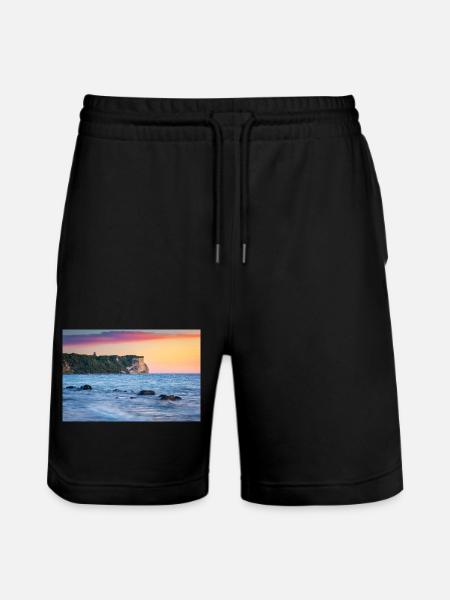 Sunrise at Cape Arkona - Stanley/Stella Trainer Unisex Organic Jogging Shorts - black