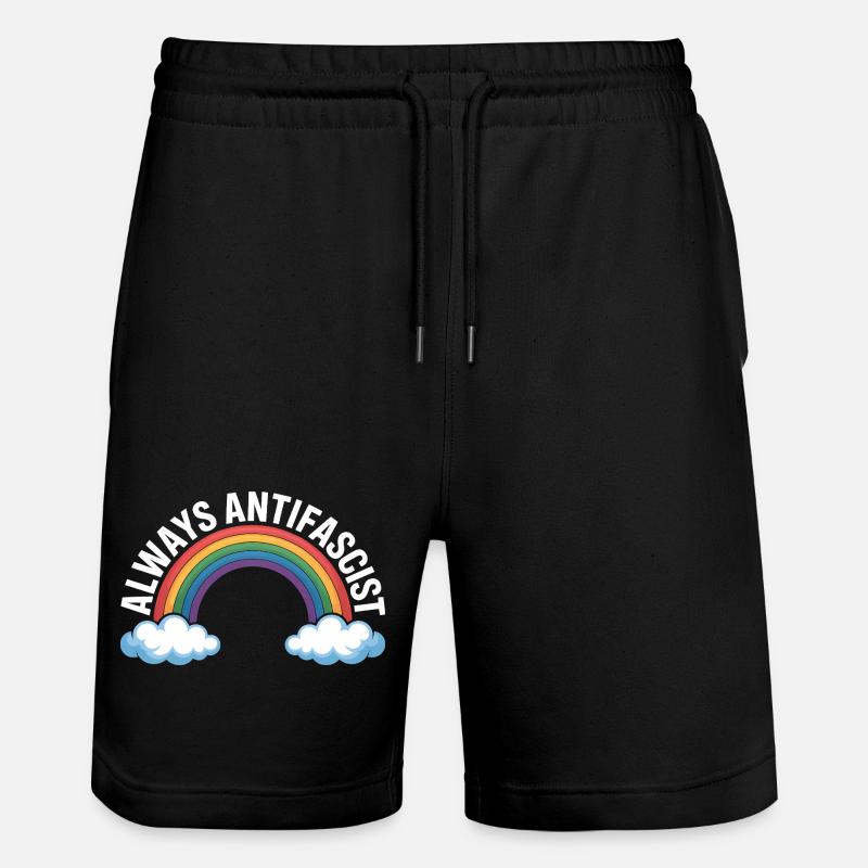 Toujours Antifasciste - Antifa Tee - Short de jogging bio TRAINER Stanley/Stella unisexe - noir
