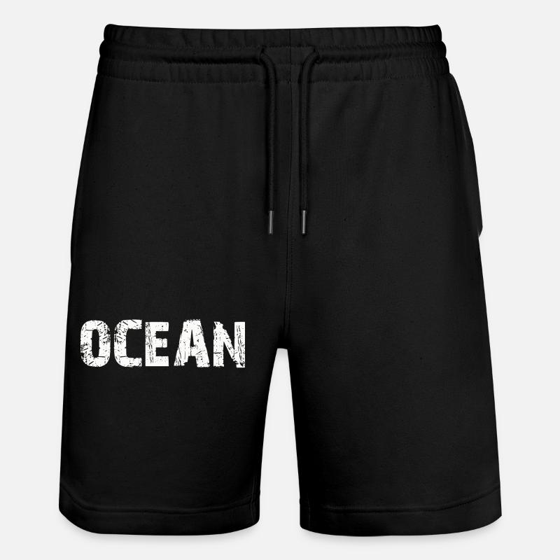OCEAN - Stanley/Stella Unisex Bio Joggingshorts Trainer  - Schwarz