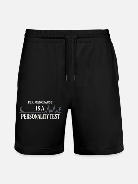 Perimenopause Humor Perimenopause - Stanley/Stella Trainer Unisex Organic Jogging Shorts - black