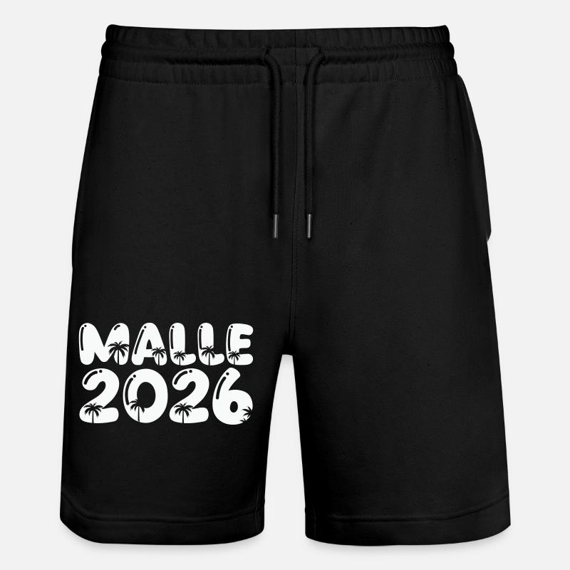 Malle 2026 - Short de jogging bio TRAINER Stanley/Stella unisexe - noir