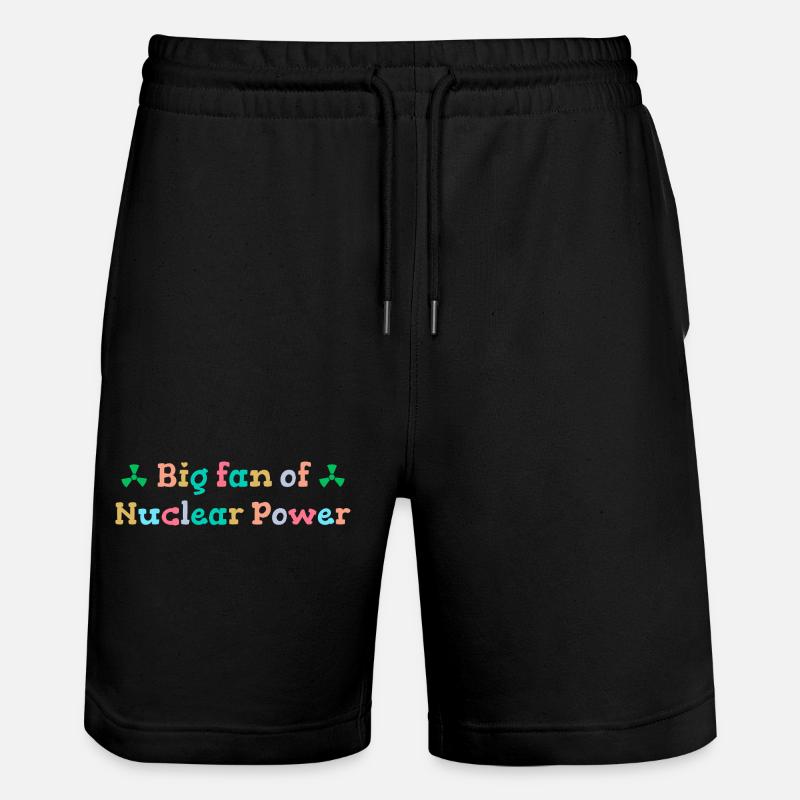 Grand fan d’énergie nucléaire - Short de jogging bio TRAINER Stanley/Stella unisexe - noir