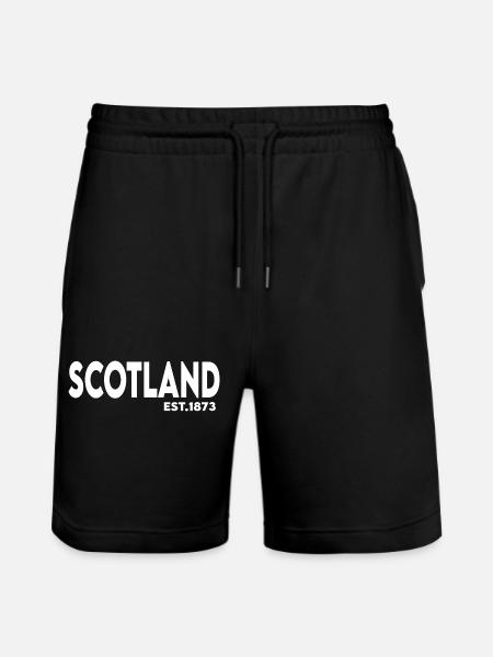 no_scotland_no_party - Stanley/Stella Trainer Unisex Organic Jogging Shorts - black