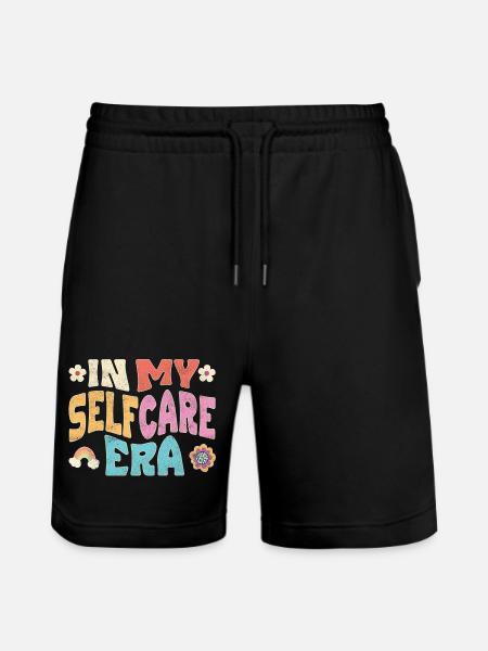 In my Selfcare Era - Stanley/Stella Trainer Unisex Organic Jogging Shorts - black