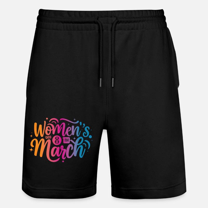 Giornata della Donna 8 marzo - Pantaloncini da jogger ecologici unisex Trainer di Stanley/Stella - nero