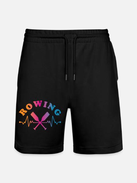 Rowing Wassersport - Stanley/Stella Unisex Bio Joggingshorts Trainer  - Schwarz