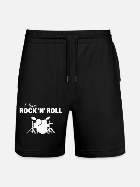 ROCK & ROLL - Stanley/Stella Unisex Bio Joggingshorts Trainer - Schwarz