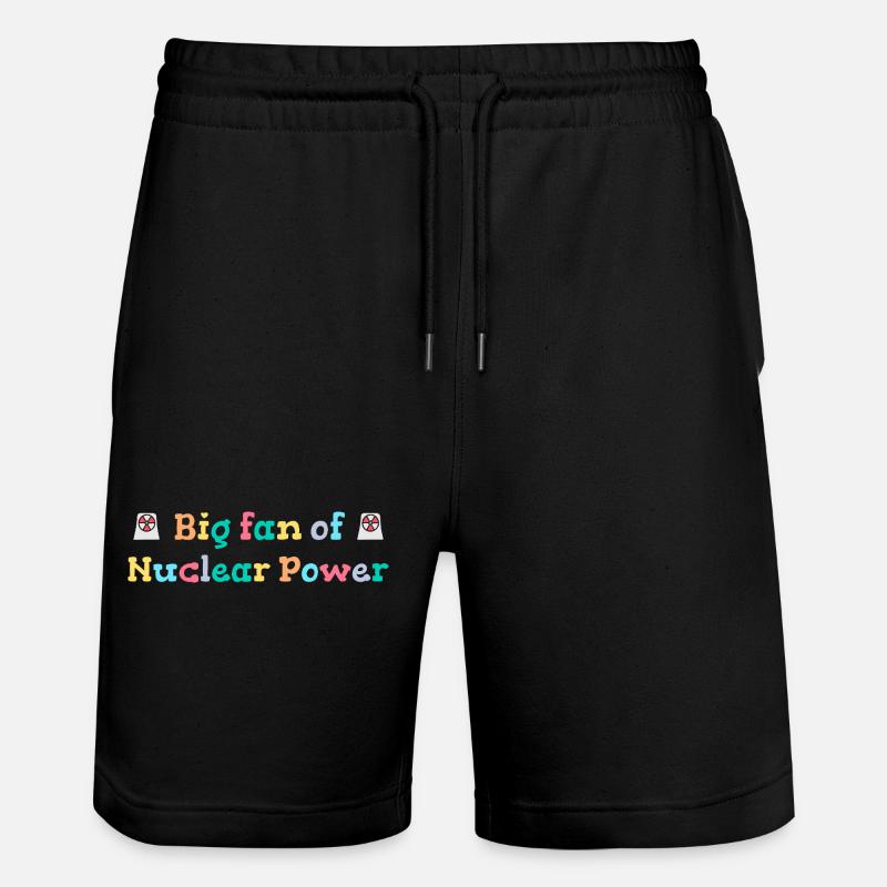 Grand fan d’énergie nucléaire - Short de jogging bio TRAINER Stanley/Stella unisexe - noir