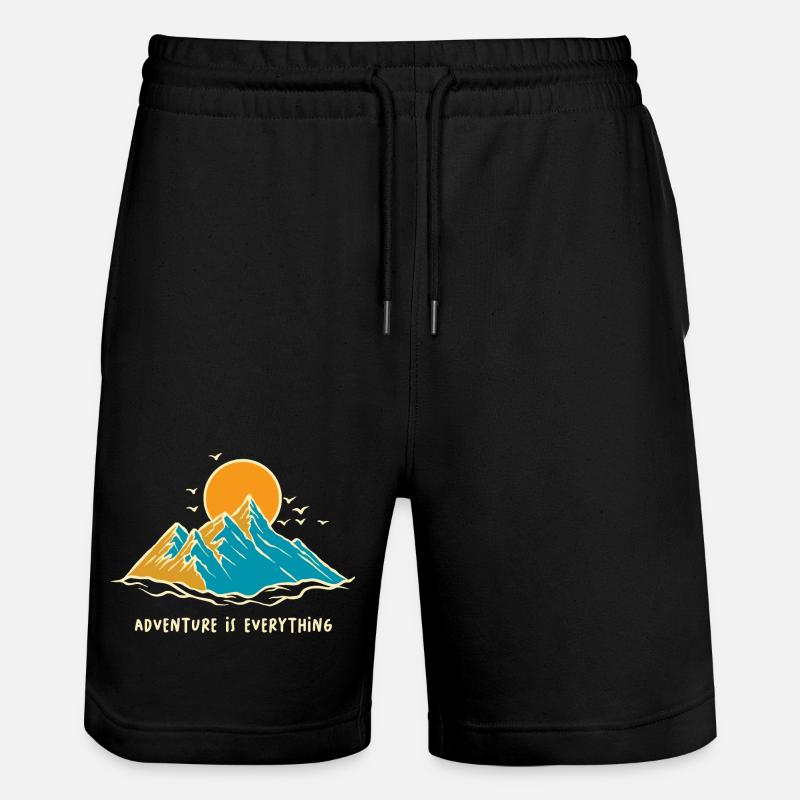 L’aventure, c’est tout, Shirt - Short de jogging bio TRAINER Stanley/Stella unisexe - noir