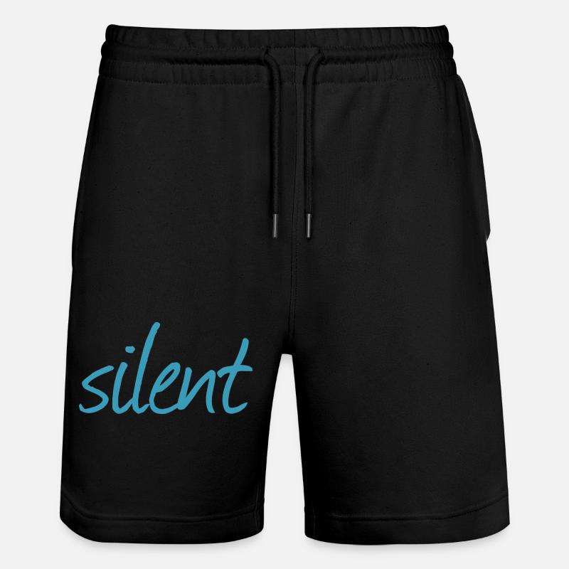Silencieux - Short de jogging bio TRAINER Stanley/Stella unisexe - noir