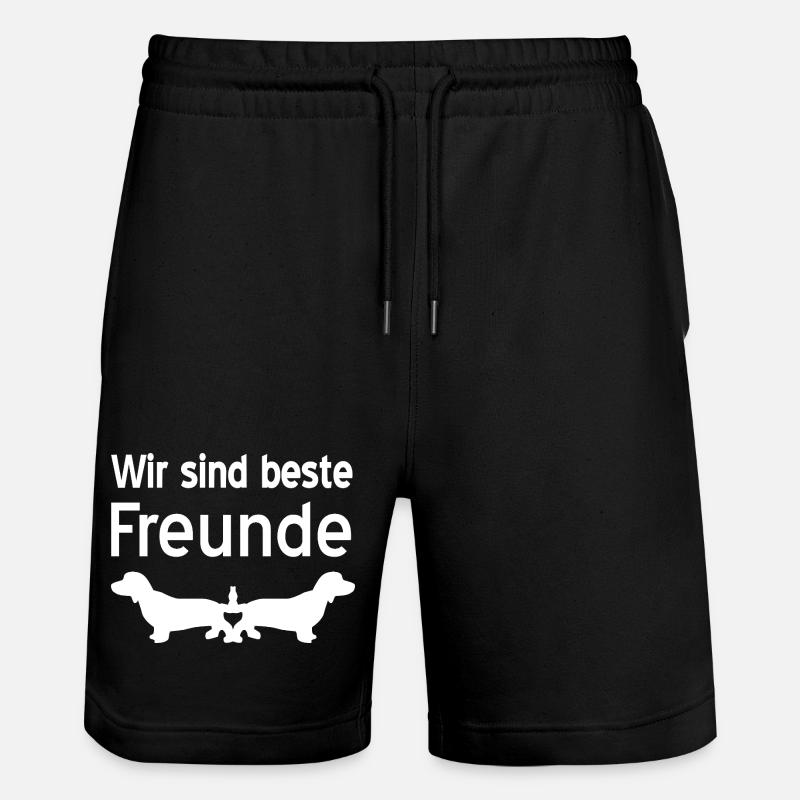 Teckel - Short de jogging bio TRAINER Stanley/Stella unisexe - noir