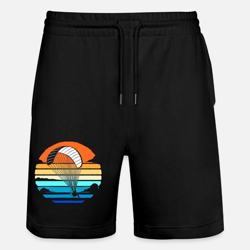 Parapendio - Pantaloncini da jogger ecologici unisex Trainer di Stanley/Stella - nero