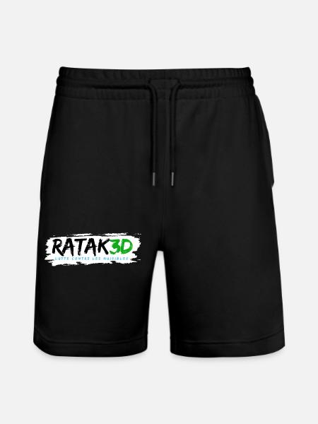 ratak3d - Stanley/Stella Trainer Unisex Organic Jogging Shorts - black