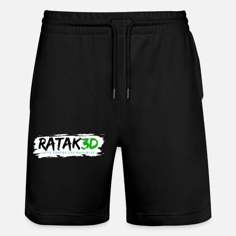 ratak3d - Stanley/Stella Unisex Bio Joggingshorts Trainer  - Schwarz
