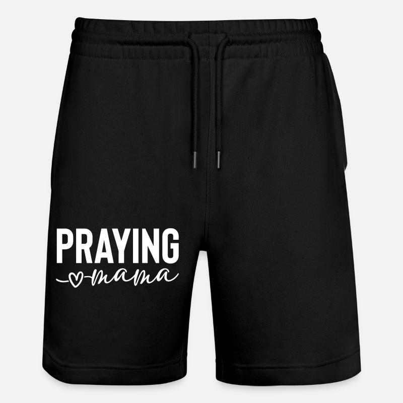 Maman Priante - Short de jogging bio TRAINER Stanley/Stella unisexe - noir