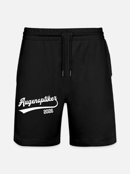 Optician 2026 Apprenticeship Profession Optician Master - Stanley/Stella Trainer Unisex Organic Jogging Shorts - black