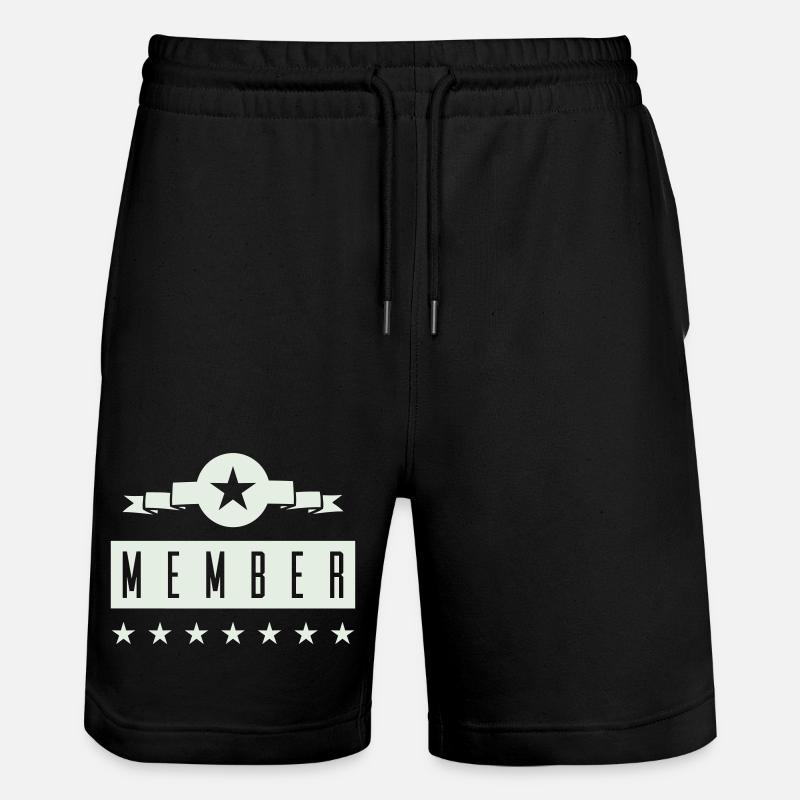 Membres - Short de jogging bio TRAINER Stanley/Stella unisexe - noir
