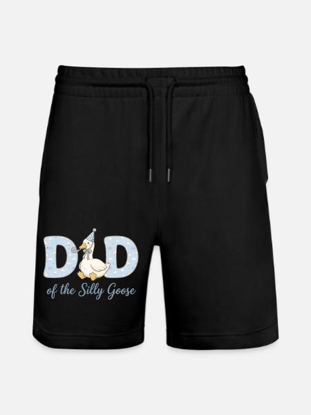 Dadd der Dummen Gans - Stanley/Stella Unisex Bio Joggingshorts Trainer - Schwarz