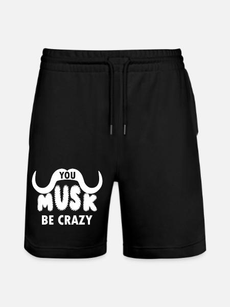 FOTOGRAFEN MOSCHUSOCHSEN - Stanley/Stella Unisex Bio Joggingshorts Trainer  - Schwarz