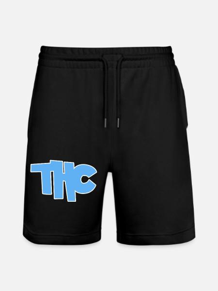 THC - Stanley/Stella Trainer Unisex Organic Jogging Shorts - black