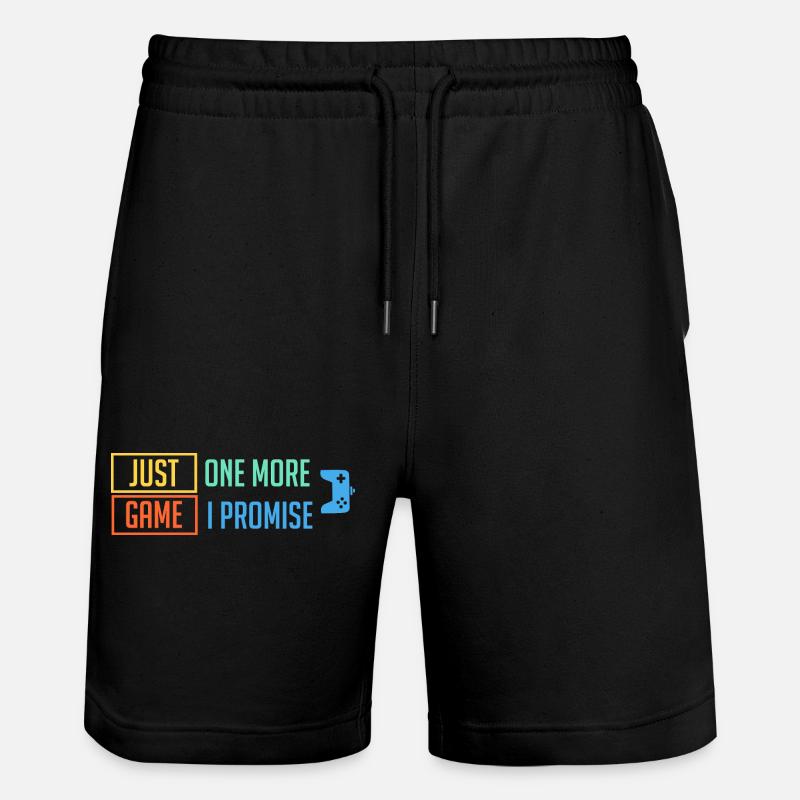 Plus qu’un match - Short de jogging bio TRAINER Stanley/Stella unisexe - noir