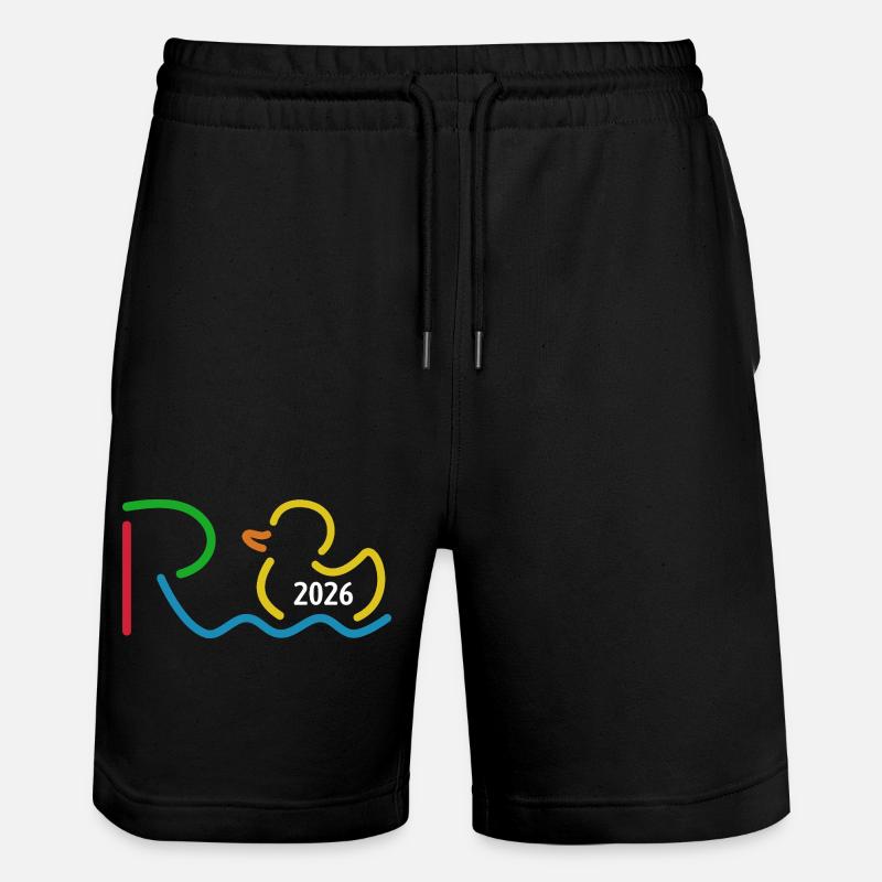 Rente 2026 - Retraite - Rente - Short de jogging bio TRAINER Stanley/Stella unisexe - noir
