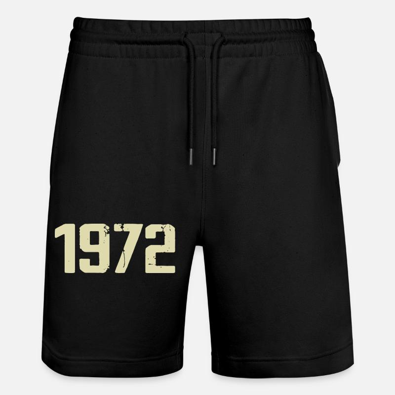 Jubilé 1972 - Short de jogging bio TRAINER Stanley/Stella unisexe - noir