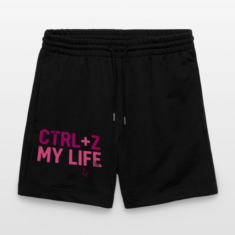 Developer Fun Bag, CTRL + Z My Life Stanley/Stella Trainer Unisex Organic Jogging Shorts