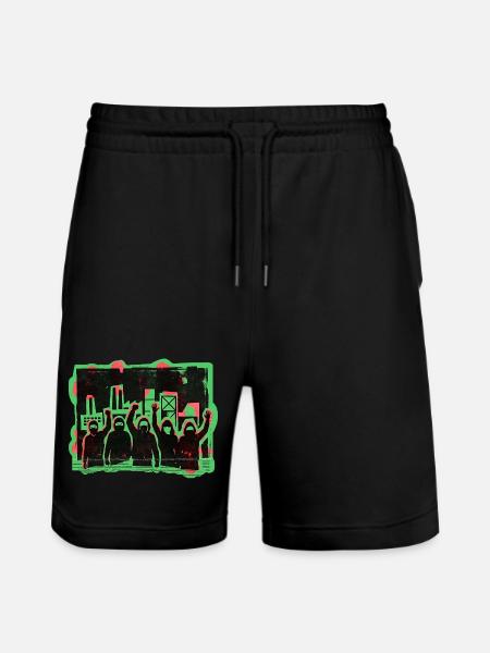 Demo Equality Tolerance - Stanley/Stella Trainer Unisex Organic Jogging Shorts - black