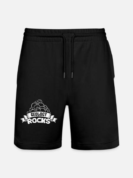 Geology Rocks! - Stanley/Stella Trainer Unisex Organic Jogging Shorts - black