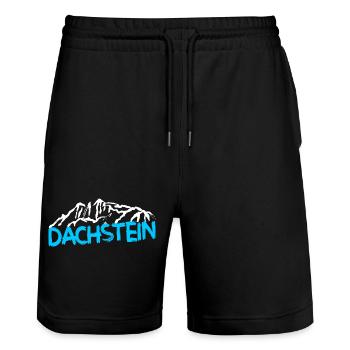 Souvenir de Dachstein Ramsau Autriche - Short de jogging bio TRAINER Stanley/Stella unisexe - noir - Devant - Nik (191cm) & Marisol (170cm)