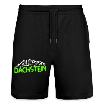 Chemise souvenir Dachstein Ramsau - Short de jogging bio TRAINER Stanley/Stella unisexe - noir - Devant - Nik (191cm) & Marisol (170cm)