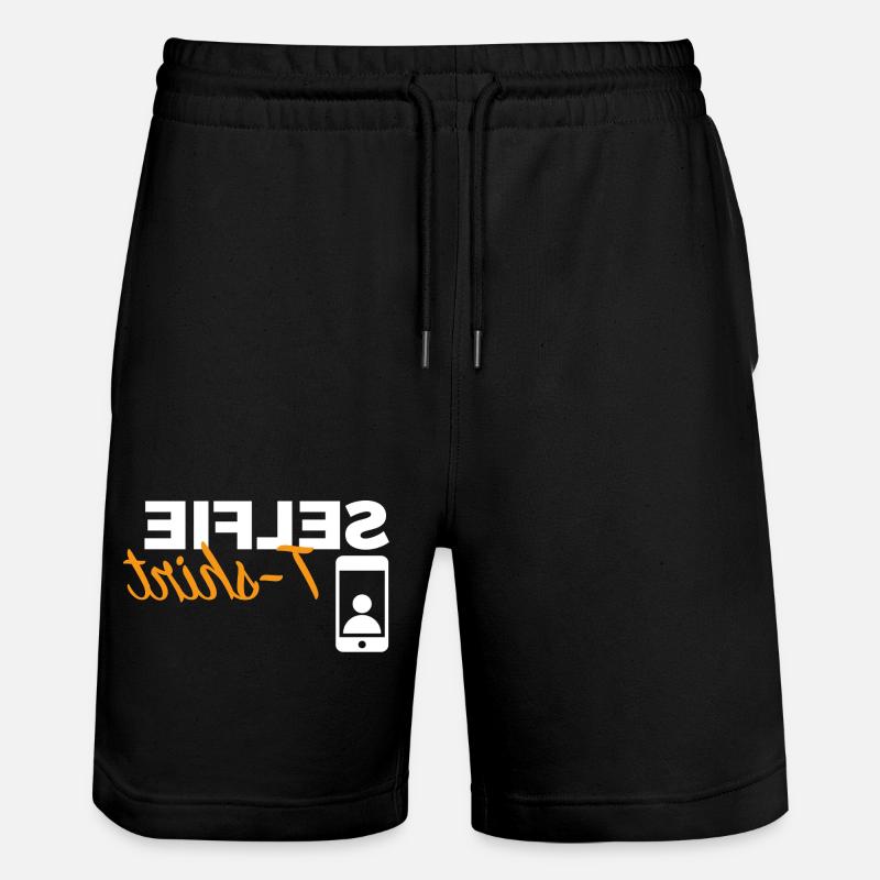 Selfie T-shirt - Short de jogging bio TRAINER Stanley/Stella unisexe - noir