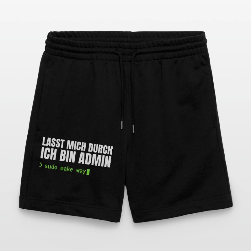 Lasst mich durch, ich bin Admin – Sudo Make Way Stanley/Stella Unisex Bio Joggingshorts Trainer 