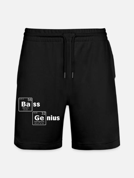 Bass Genius Periodensystem PSE Elemente Nerd - Stanley/Stella Unisex Bio Joggingshorts Trainer  - Schwarz