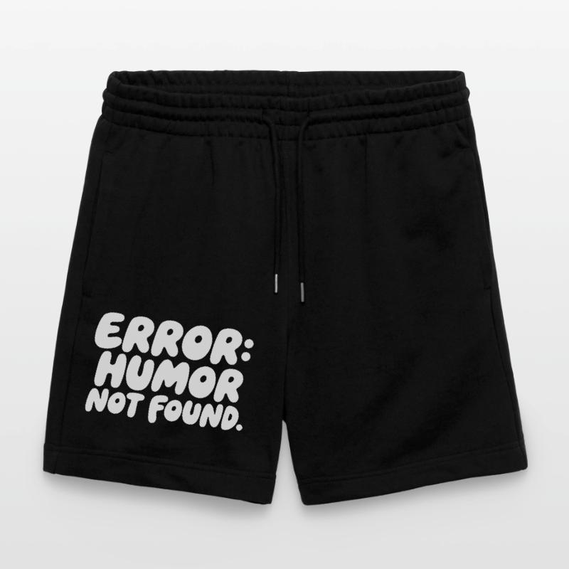Error Humor Not Found Sarcasm Saying Stanley/Stella Trainer Unisex Organic Jogging Shorts